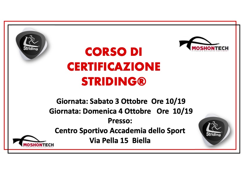 Corso di certificazione Nord Italia Ottobre 020